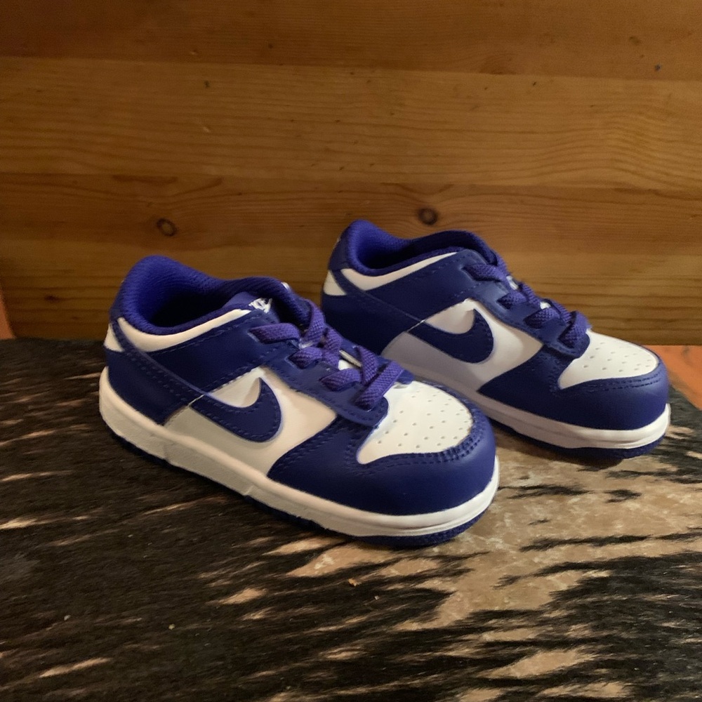 Nike Blue and White Classic Sneakers